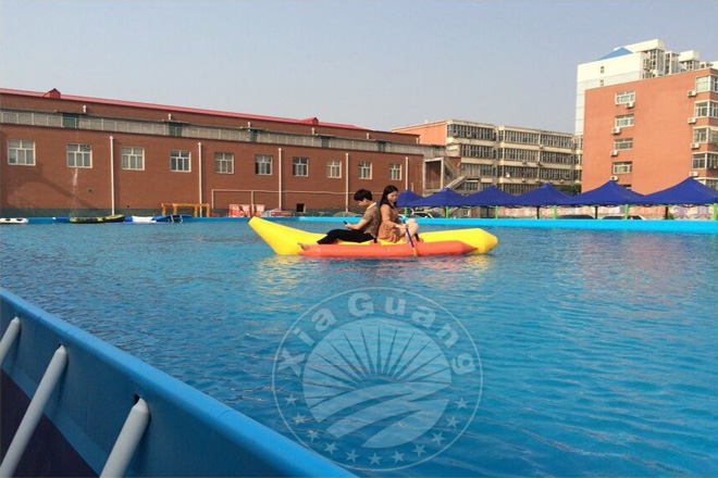 海东大型水上滑梯泳池